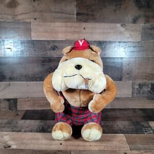 Vintage Brooklyn Toy Doll Novelty Bulldog Stuffed Animal Plush